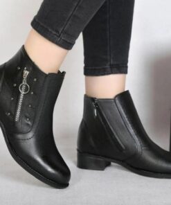 نیم بوت بغل زیپ