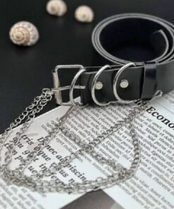 کمربند زنانه دخترانه 3.5 سانت زنجیری