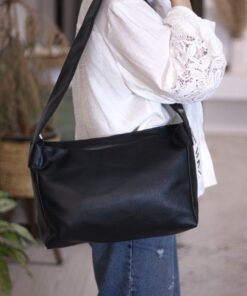 کیف شل زنانه دوشی گوی دار