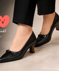 کفش مجلسی زنانه پاشنه چوبی
